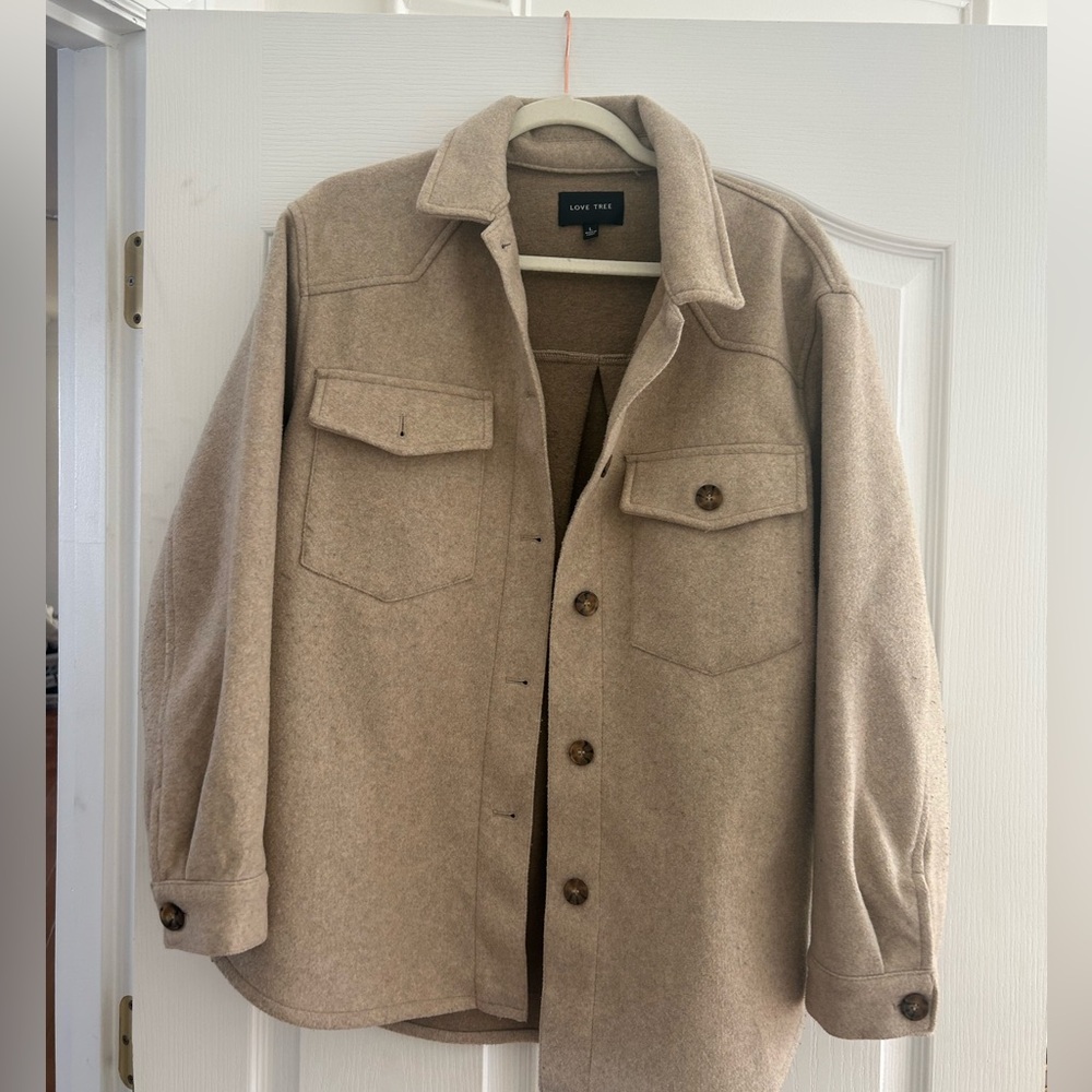 Love Tree Tan Jacket